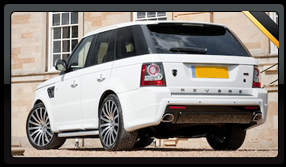 Elegant White Range Rover